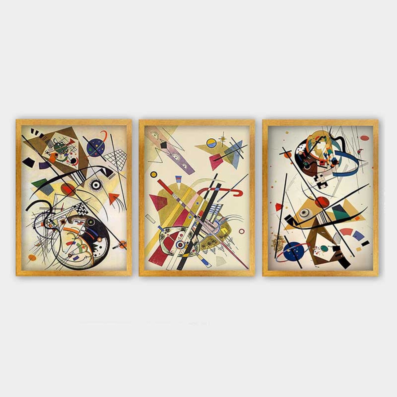 Set 3 tablouri decorative, 3AC_UN2962870_3545, Polistiren, Multicolor - view 2