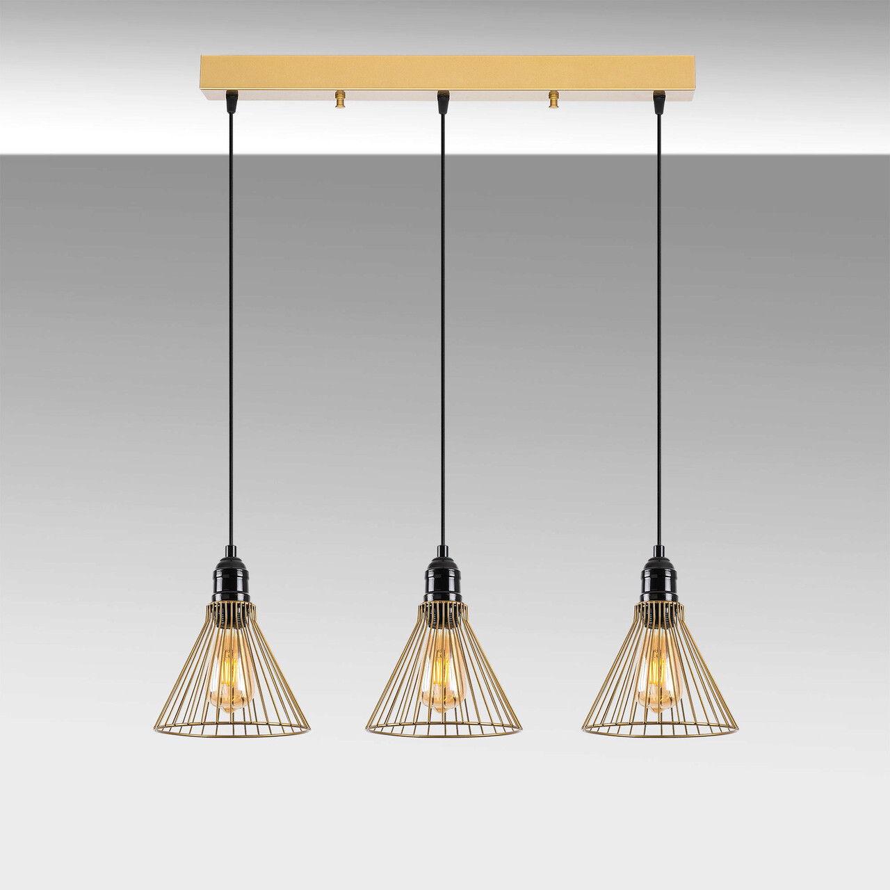 Lustra, Fulgor, 942FLG1495, Metal, Auriu - 2 | YEO
