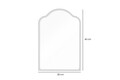 Oglinda decorativa, Lumisfera, King 30 x 45, Argintiu