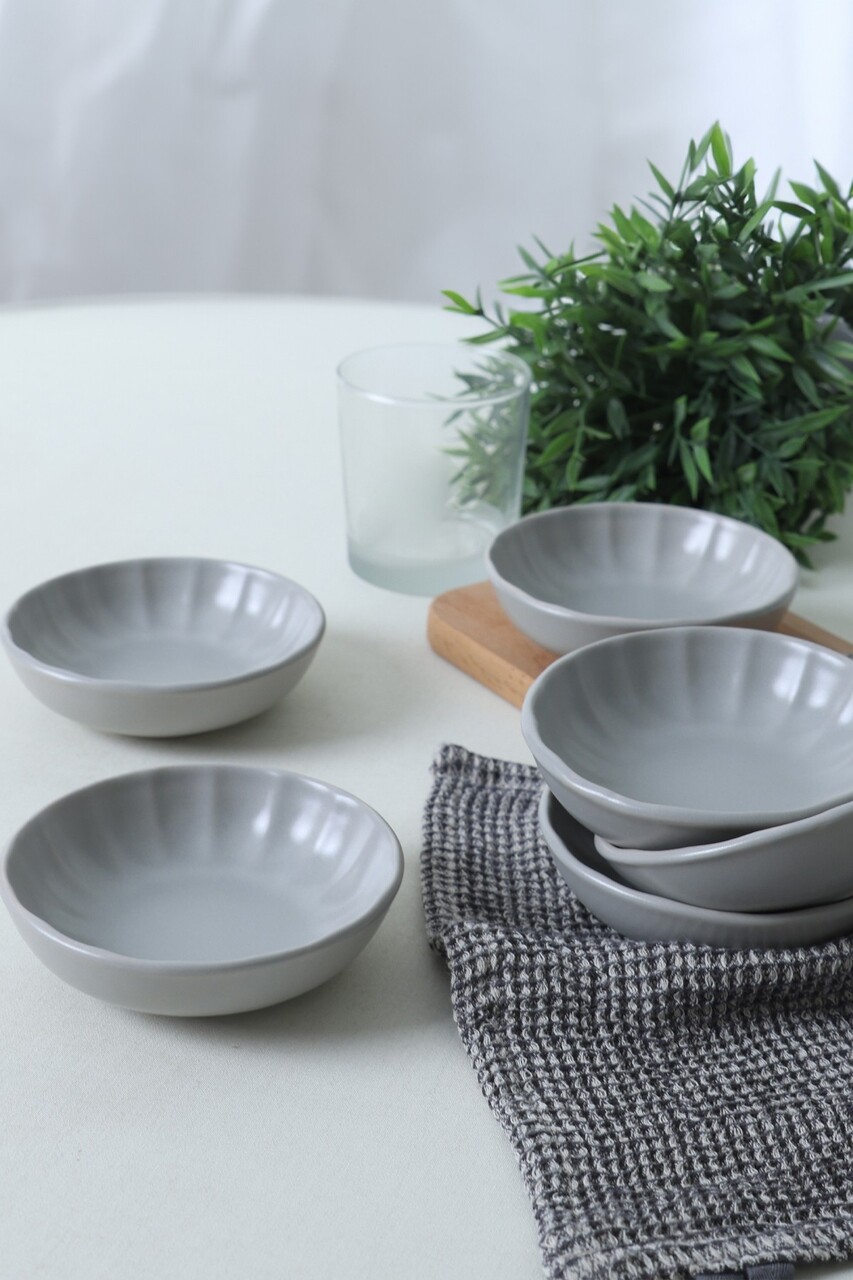 Set de boluri pentru aperitive (6 piese), L'essentiel Maison, 275KRM2417, Antibacterian, Gri - view 2