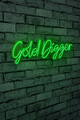 Decoratiune luminoasa LED, Gold Digger, Benzi flexibile de neon, DC 12 V, Verde