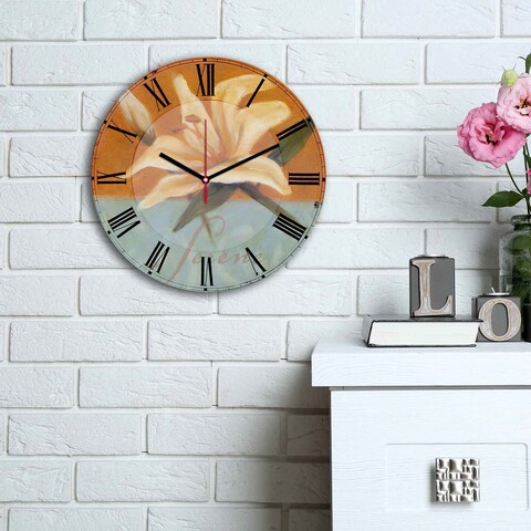 Ceas de perete, 3030ms-080, mdf, ø30 cm, multicolor