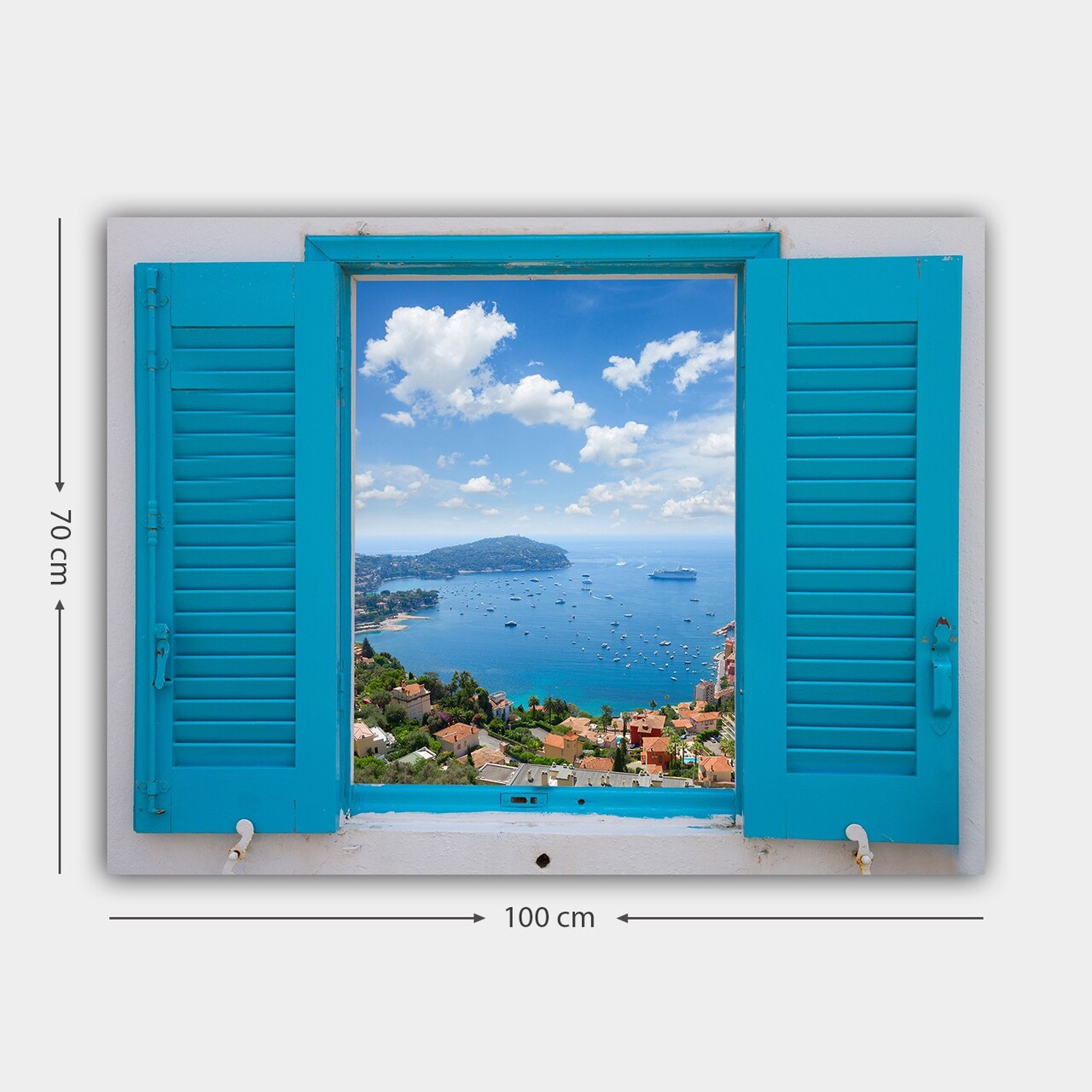 Tablou decorativ, 316281473_70100, Cadru: 100% LEMN (grosime: 3 cm), Multicolor - view 3