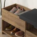 Pantofar, Decortie, Filux Bench, 120.3x51x40.5 cm, PAL, Maro