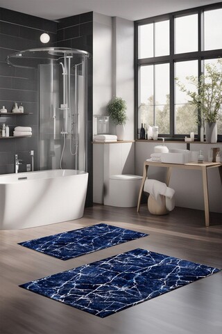 Set covorase de baie, Cartwright, CT-5055, Poliester, Multicolor