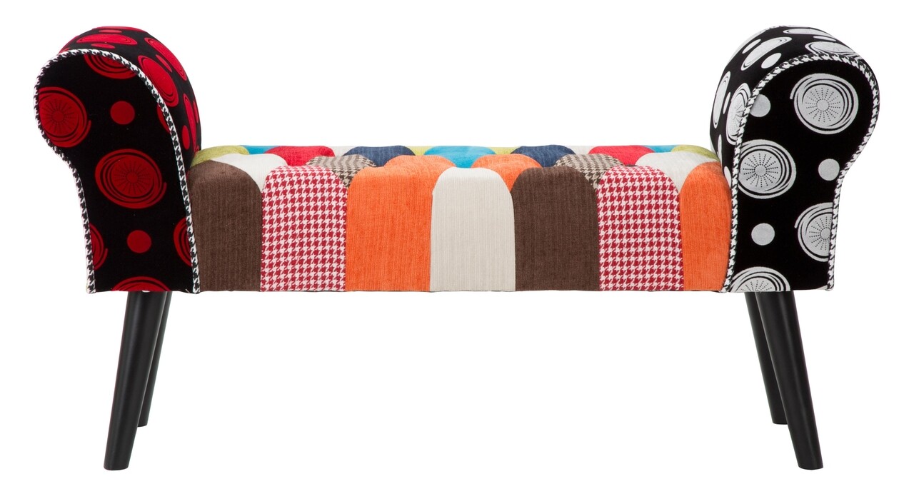 Bancheta Imperial, Mauro Ferretti, 102x31x54 cm, lemn de pin, multicolor - 2 | YEO