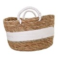 Cos pentru depozitare, Creaciones Meng, 47x35x20 cm, stuf/hartie impletita, natural