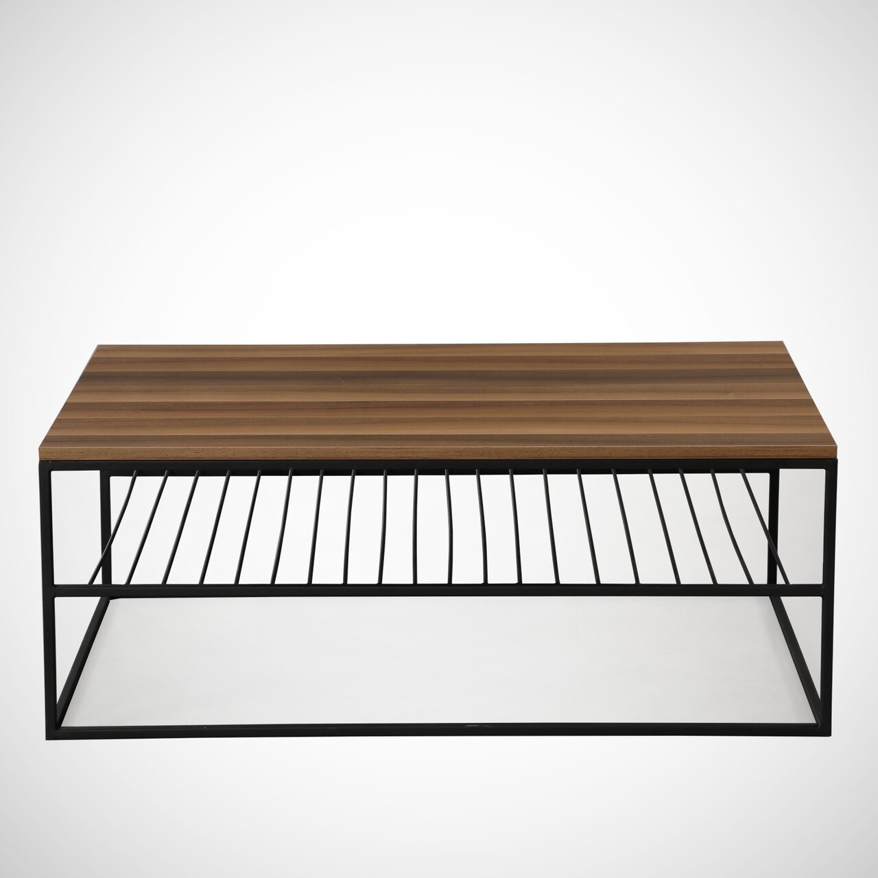 Masuta de cafea Etna Walnut, Comforty, 95x55x43 cm, aluna