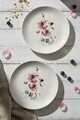 Set platouri servire desert, Hermia, 127RKL1611, Roz/Alb