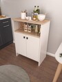 Dulap multifunctional, Estella, Berry, Sonomo / Alb