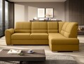 Coltar extensibil dreapta 3 locuri ELTAP, RT-45LO, Siber, 270x186x93 cm, lemn/poliester, galben