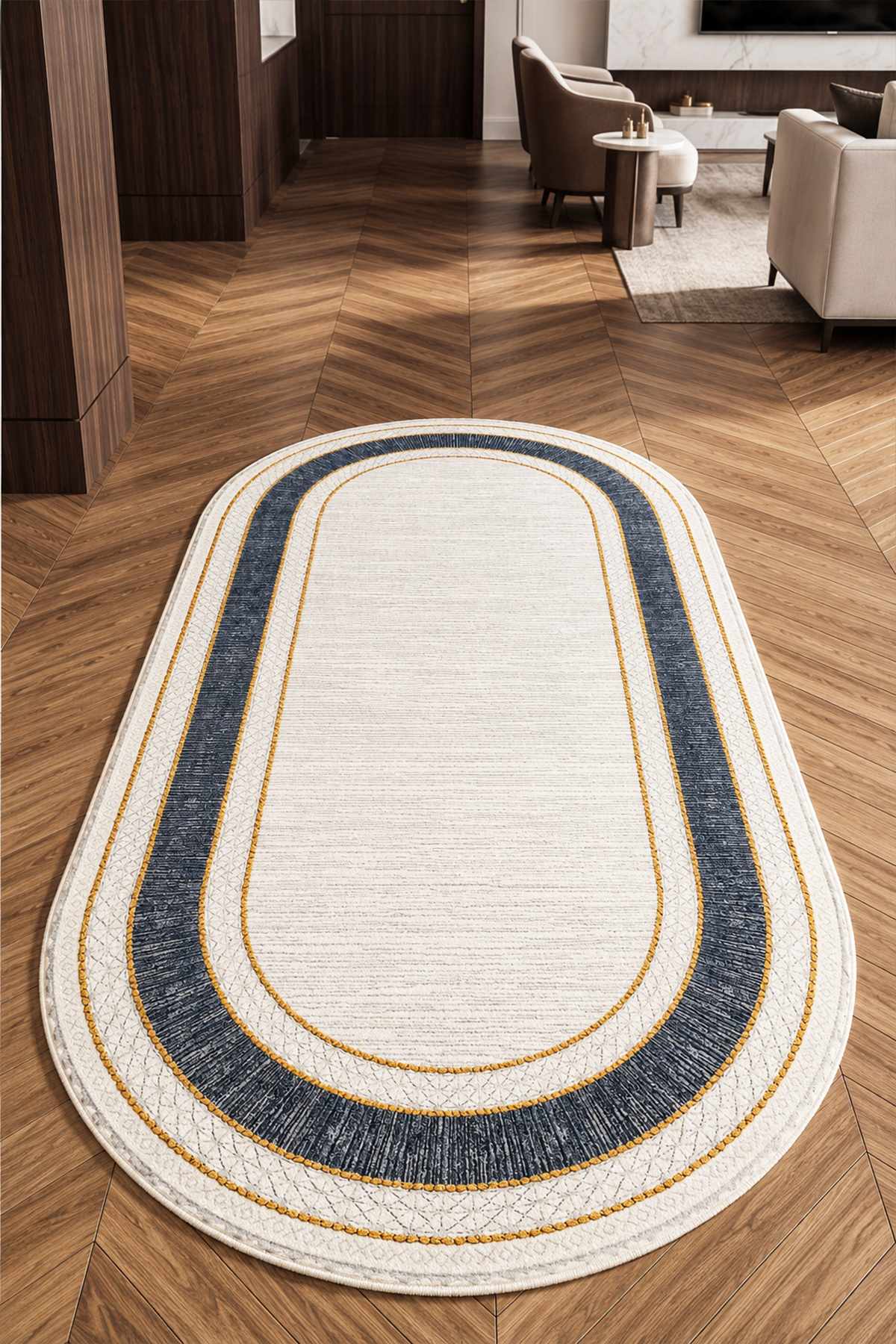 Covor, Bestie Oval, 60x100 cm, Multicolor