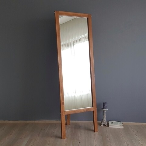 Oglinda de podea Cheval A42, Neostill, 55 x 3.2 x 170 cm, lemn masiv, walnut mezoni.ro