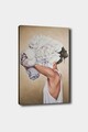 Tablou decorativ, 7436502942938-5070, Canvas, Lemn, Multicolor