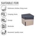 Dezumidificator, Wenko, Cube 1000 g, 16.5 x 15.7 x 16.5 cm, plastic, bej