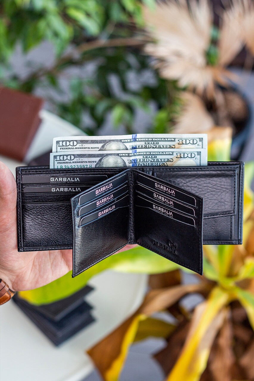 Portofel barbatesc, Liverpool, Garbalia, Piele naturala