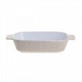 Vas de copt din ceramica InArt, 28.5 x 16.5 x 6 cm, crem