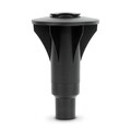 Suport fixare pentru uscator de rufe de gradina, Brabantia, Tube, 50mm, fixare in beton, polipropilena/otel, negru