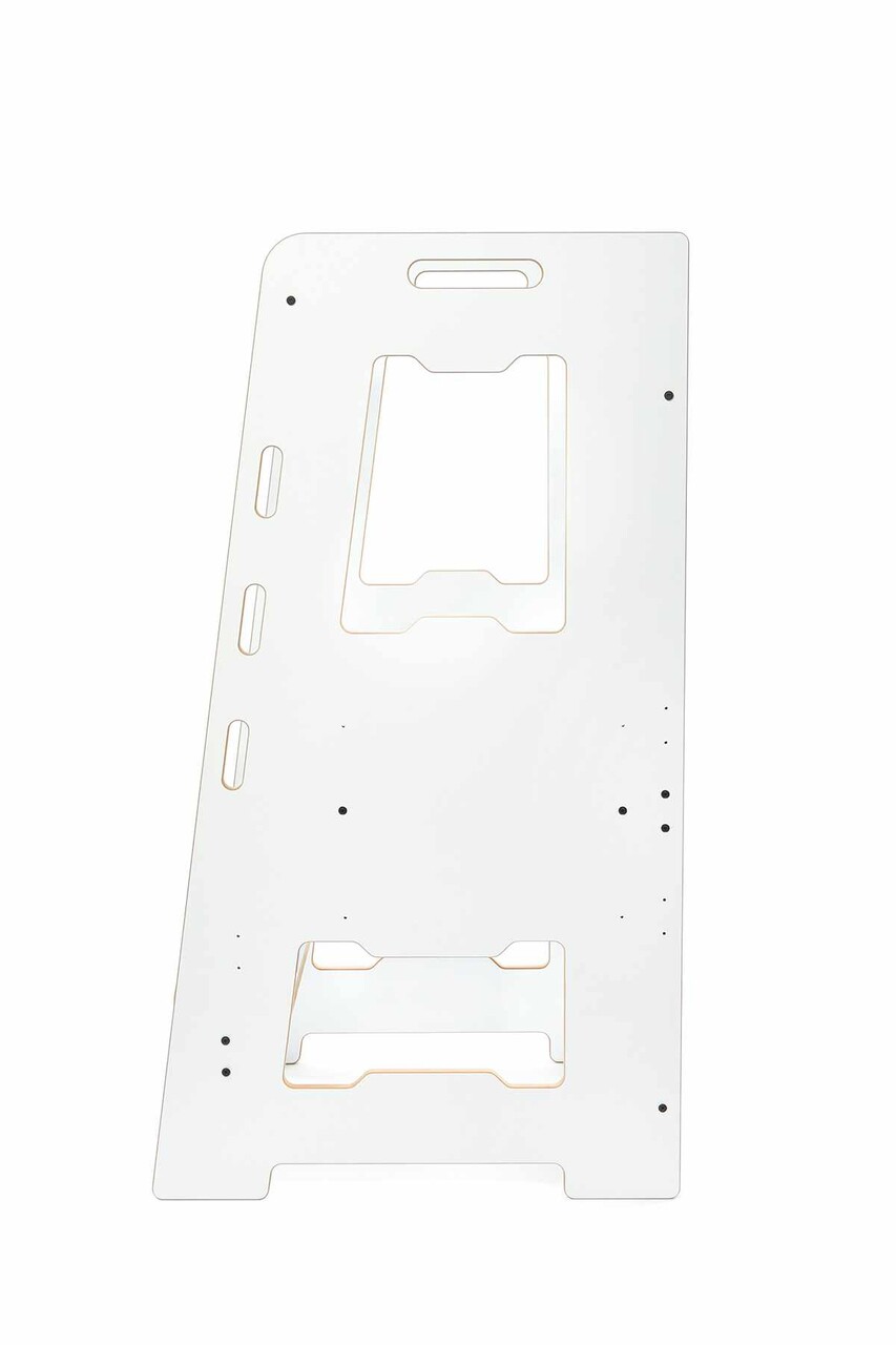 Turn de invatare, Hanah Home, Learning Tower, 40x90x50 cm, Alb - view 4