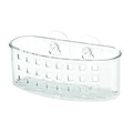 Suport accesorii pentru baie Basic, iDesign, 16.5x7x7.3 cm, cu ventuze