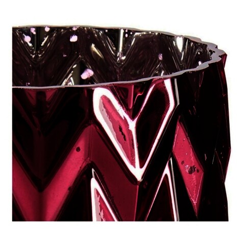 Vaza Melody, Gift Decor, Ø11.3 x 19.5 cm, sticla, roz inchis