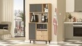 Dulap multifunctional, Locelso, RE3-SA, Stejar / Antracit