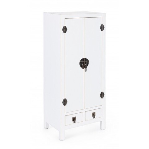 Bufet, pechino, bizzotto, 50x34.5x121 cm, mdf, alb