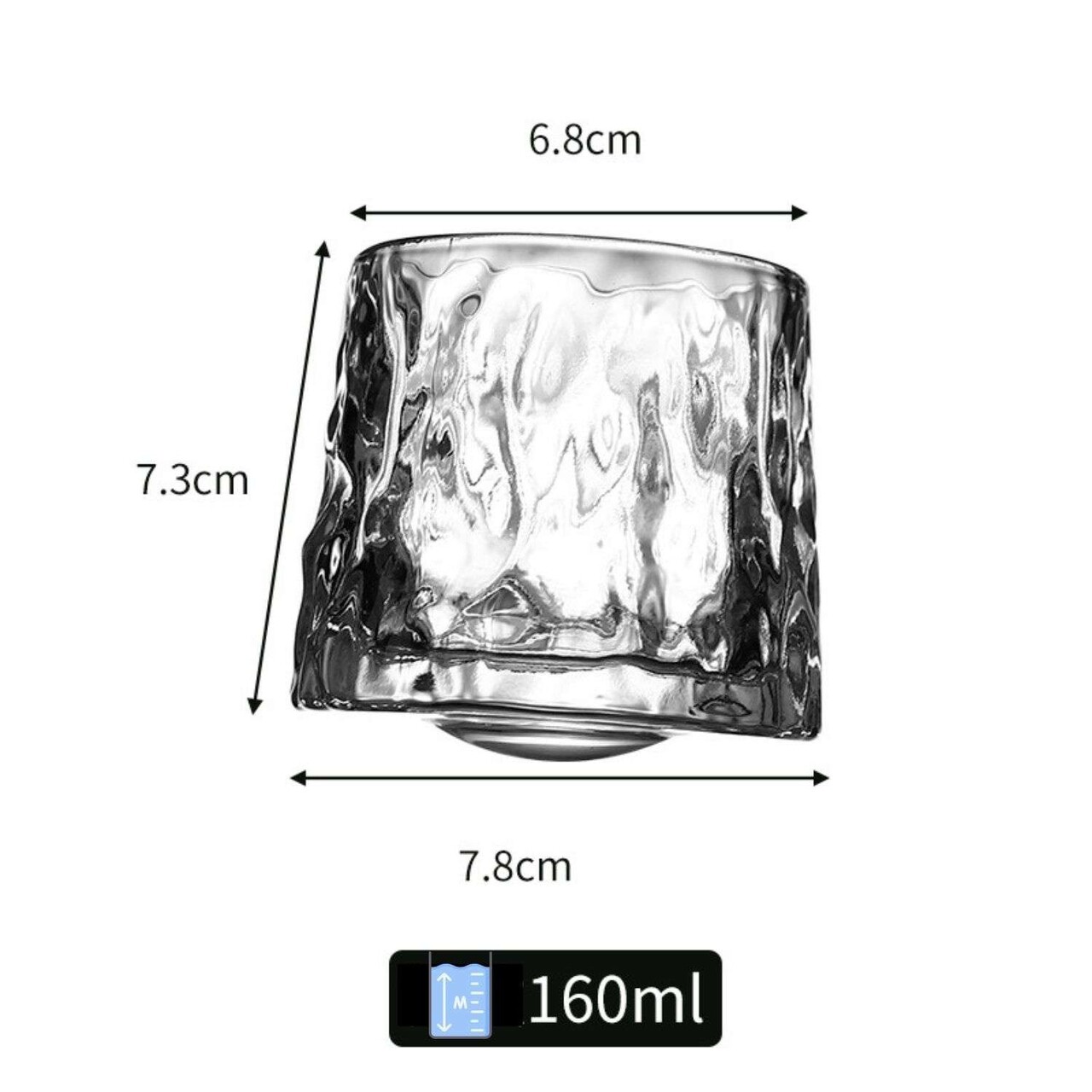 Set pahare whisky (2 piese), L'essentiel Maison, 244VTR1102, Birm: 6,8 cm, Transparent - view 3
