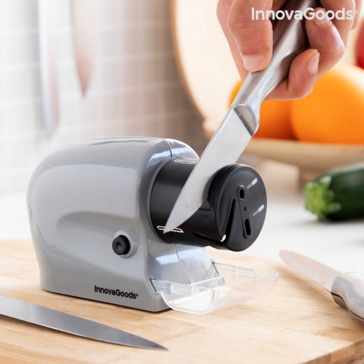 Ascutitor electric multifunctional pentru cutite, foarfece si unelte 6 in 1 Esharp InnovaGoods - 1 | YEO