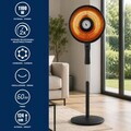 Incalzitor radiant cu carbon Beper, 1100W, 40x124 cm, 2 trepte de putere, ABS, negru