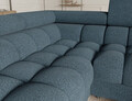 Coltar extensibil stanga 3 locuri ELTAP, LT-40JAF, Fectory, 346x205x93 cm, lemn/poliester, albastru