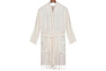 Halat de baie pentru femeie, Irya Home, Meltem, Bumbac, Coral/Alb