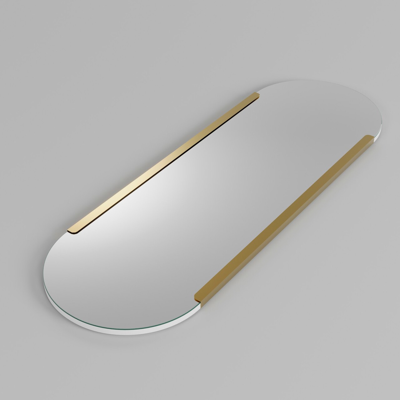 Oglinda decorativa, Neostill, Caprice, 50x150 cm, Metal, Auriu - 2 | YEO