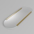Oglinda decorativa, Neostill, Caprice, 50x150 cm, Metal, Auriu