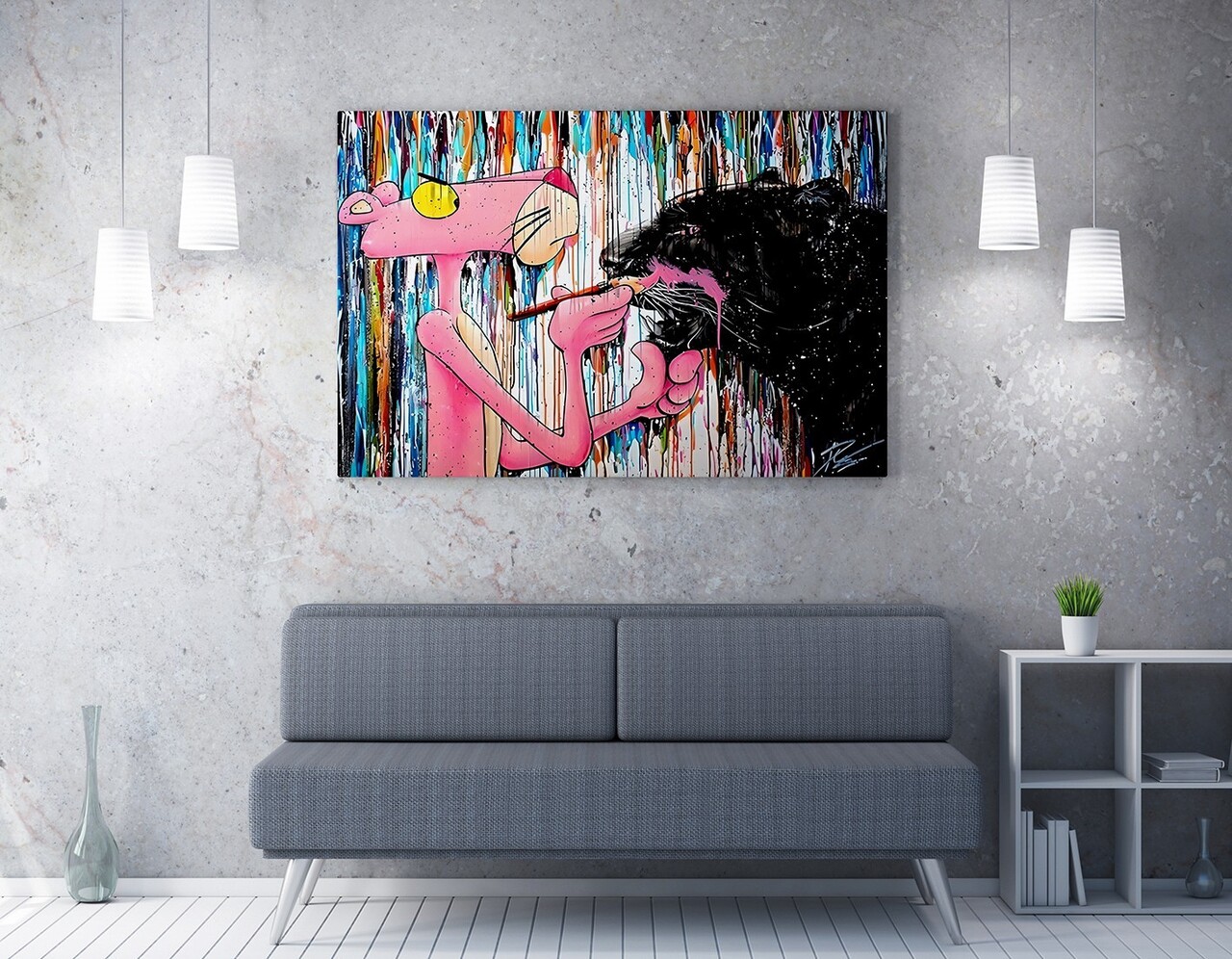 Tablou decorativ, WY340 (50 x 70), Canvas imprimat, Multicolor - view 2