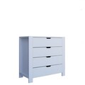 Dulap, Miwood, Duru 1600-31, 90x85x42 cm, PAL, Alb