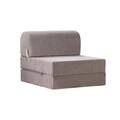 Fotoliu extensibil, Salida, 363SLD1119, Catifea, Gri deschis