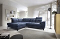 Coltar extensibil stanga 5 locuri ELTAP, LT-40AU, Inferne, 297x210x107 cm, lemn/poliester, albastru