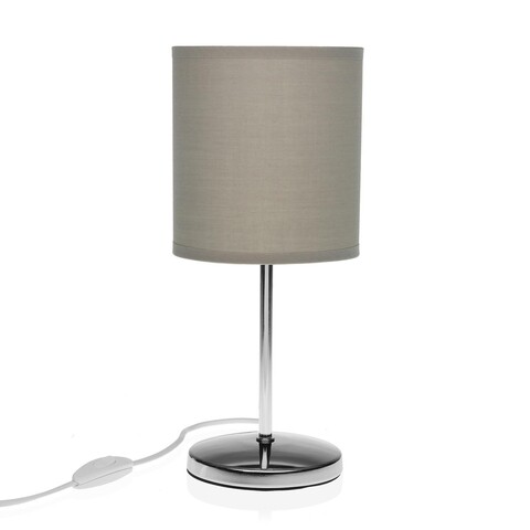 Lampa de masa Cara, Versa, 13 x 29.5 cm, metal, gri deschis