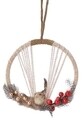 Decoratiune Dreamcatcher with bird, Decoris, rosu