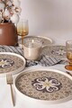 Set platouri servire, Hermia, 275KRM2620, Dimensiune: 27 cm (4 bucăți), Crem