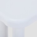 Masuta de cafea Alto, Homla, 100x60x45 cm, MDF, alb lucios