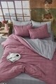 Lenjerie de pat dubla, Dreamy Rose, 4 piese, policoton, multicolor