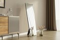 Oglinda decorativa, Siam, Vitros, 55x150x2.2 cm, MDF , Negru