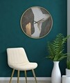 Ceas de perete Art, Mauro Ferretti, Ø 60 cm, fier, multicolor