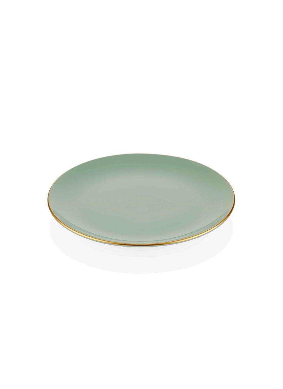 Set farfurii pentru desert, Mia, 742TMA3309, Ceramica, Verde - 1 | YEO