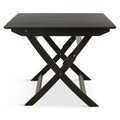 Masa pliabila, Pick-Up, 90 x 90 x 73 cm, lemn/MDF, maro inchis