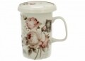 Cana cu infuzor Nina, Duo, 320 ml, portelan, multicolor