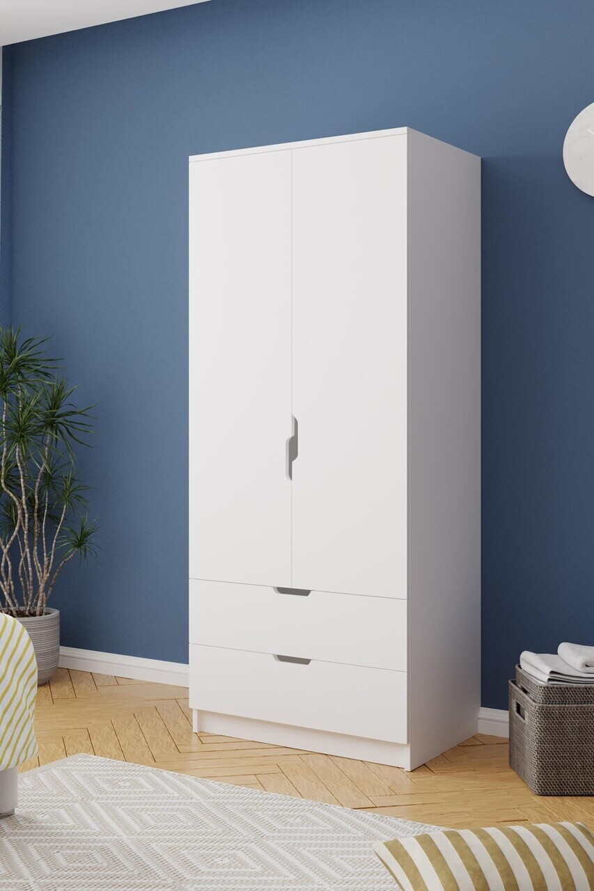 Dulap pentru haine Hanah Home Lento 75x180x52.5 cm PAL Alb