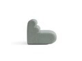 Modul canapea 1 loc fara cotiere, Neo, Micadoni Home, 85x100x83 cm, tesatura Chenille Silencio, albastru muted